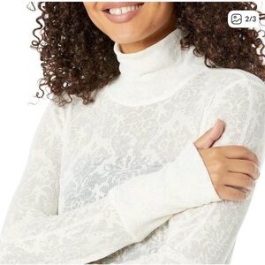 Free People Lace turtleneck